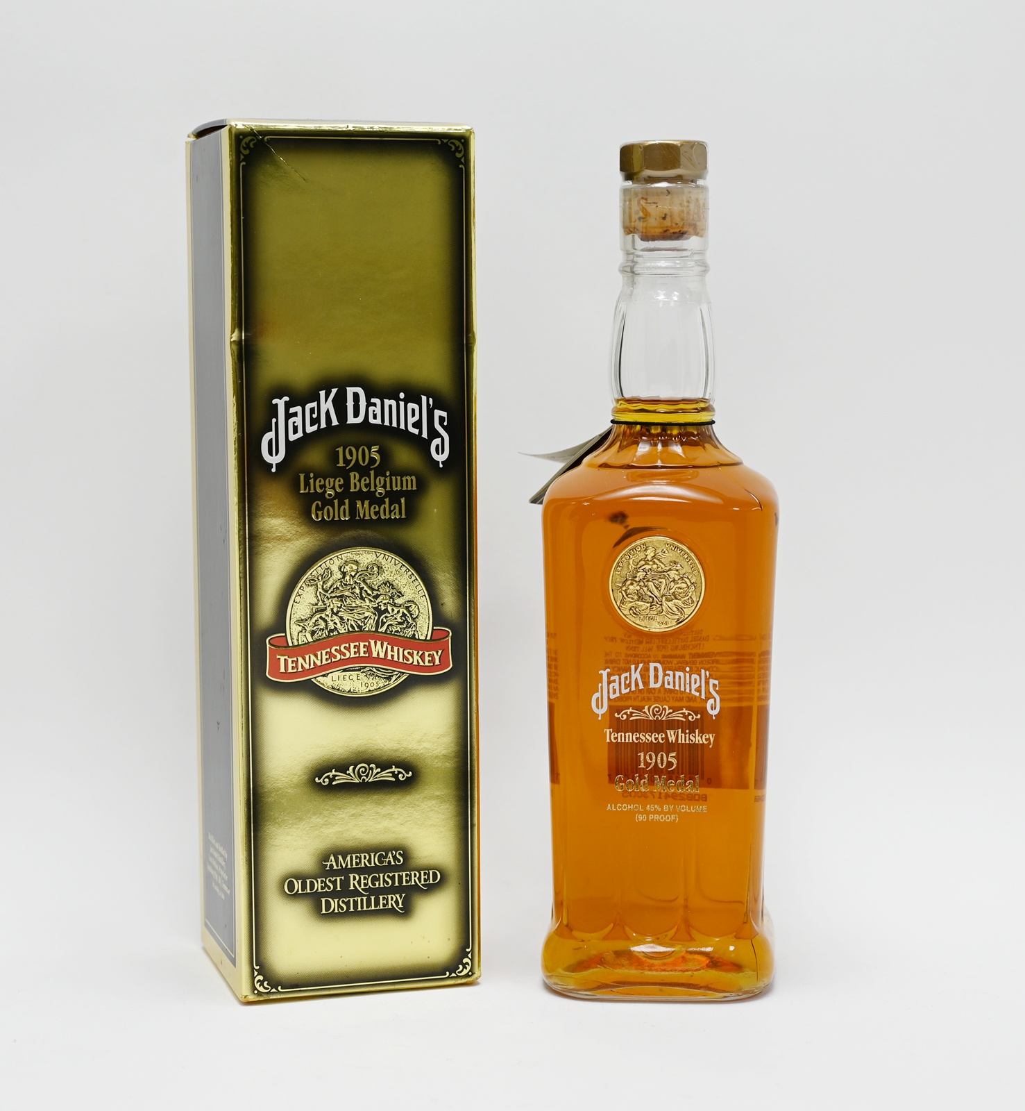 ジャックダニエル ゴールドメダル 1905 750ml ウイスキー 箱付 買取