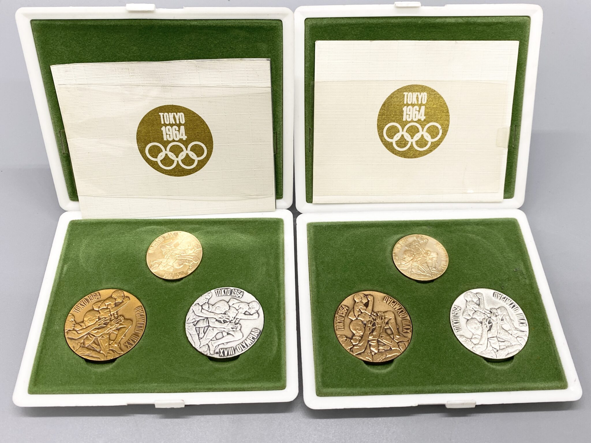 1964年東京オリンピック限定記念メダル金銀銅3点セット未使用（保存品）