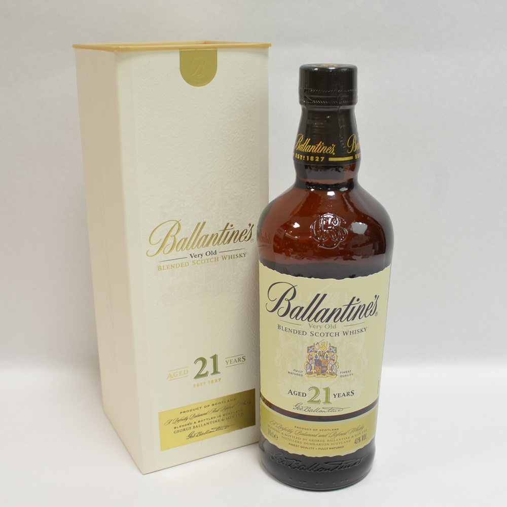 1円~Ballantines（バランタイン）21年 ベリー オールド 40％ 700ml