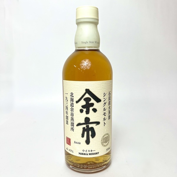 ニッカウイスキー シングルモルト余市 500mlをお買い取りいたしました