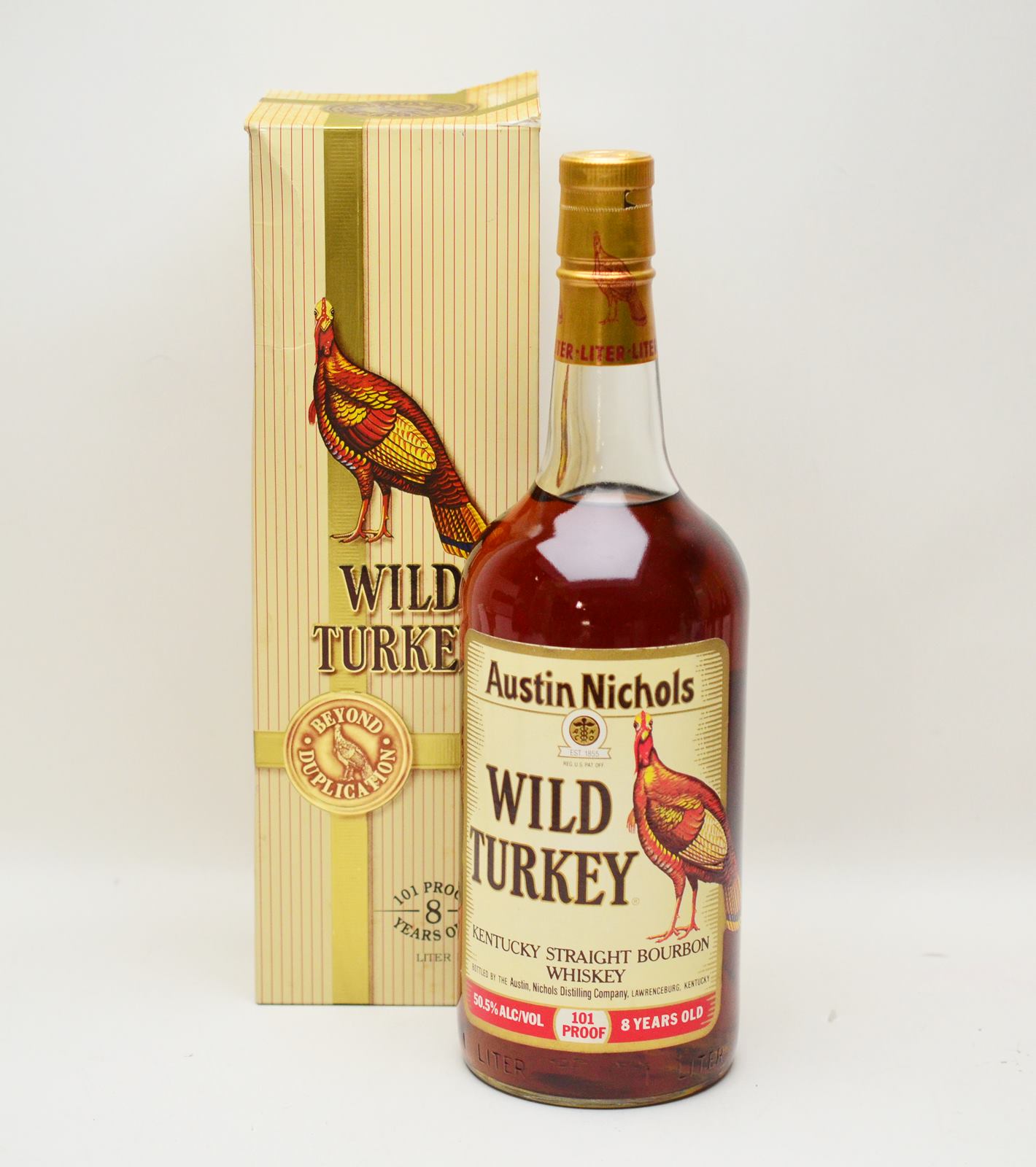 Wild Turkey 8 年オールドボトル 空き瓶