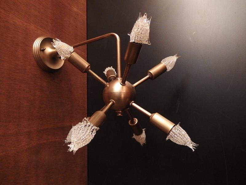 1950s 60s ビンテージ ポールランプ スプートニク ミッドセンチュリー