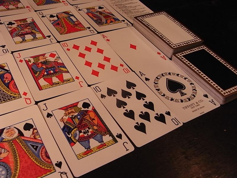 Tiffanyトランプ、ティファニートランプ、トランプカード、ビンテージ