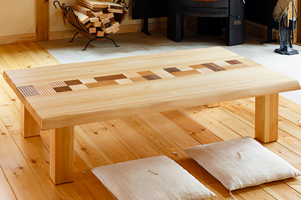赤松ウェーブタイル座卓|御前崎市・菊川市|リノベーション・総合
