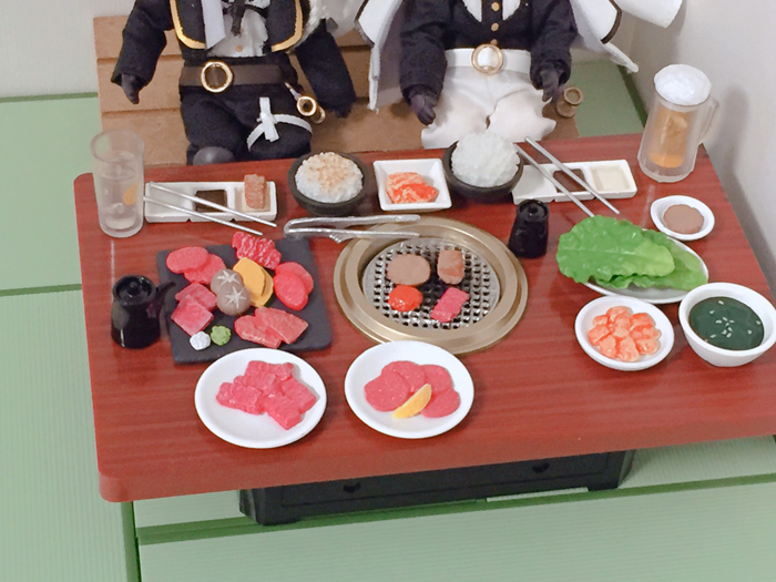 ねんどろいど】今日は焼肉！ じゅうじゅう苑で遊んでみた【リーメント