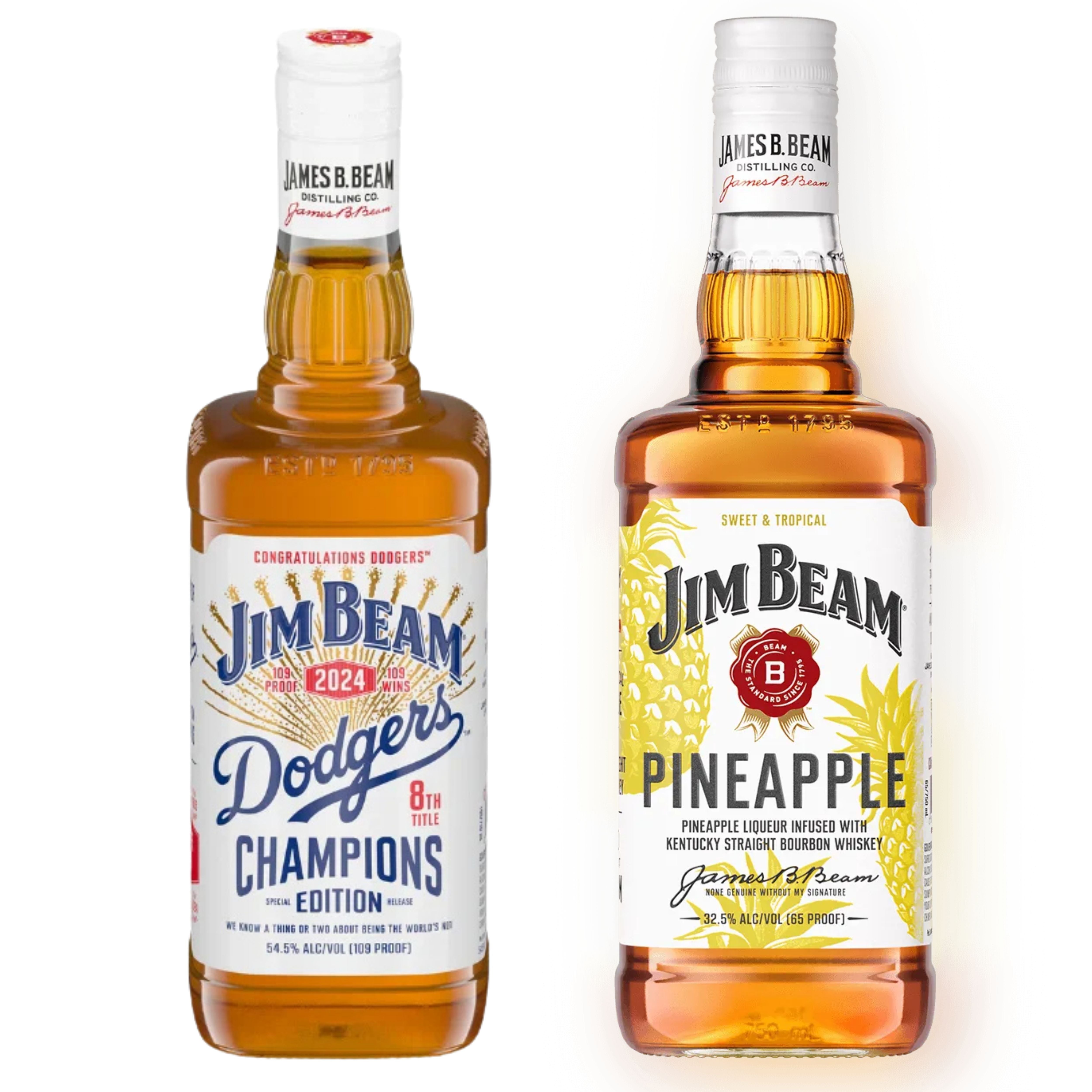 Jim Beam Bourbon LA Dodgers + Pineapple 750ML – Remedy Liquor