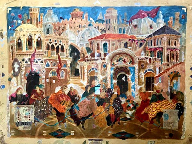 Roy Fairchild - Big Blue Sky Canvas | Renjeau Art Galleries