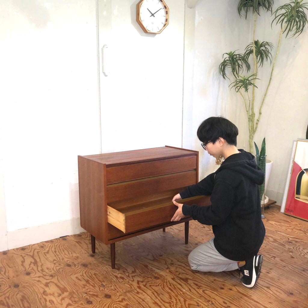 デンマーク製 ヴィンテージ ドレッサーチェスト ミラーチェスト