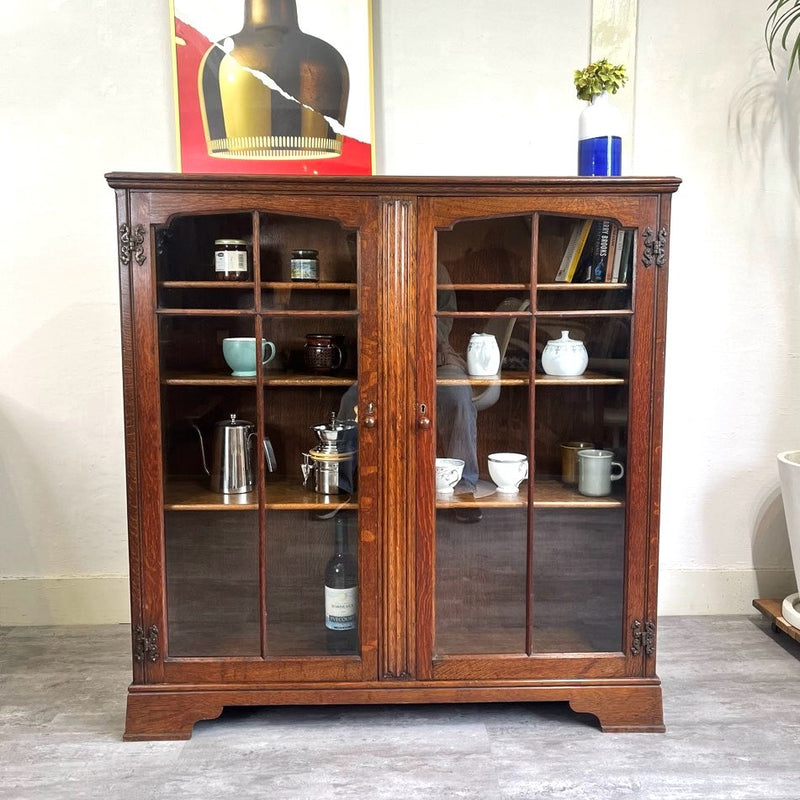 最終値下げ】総額10万円 特大 ガラスキャビネット コレクションケースa