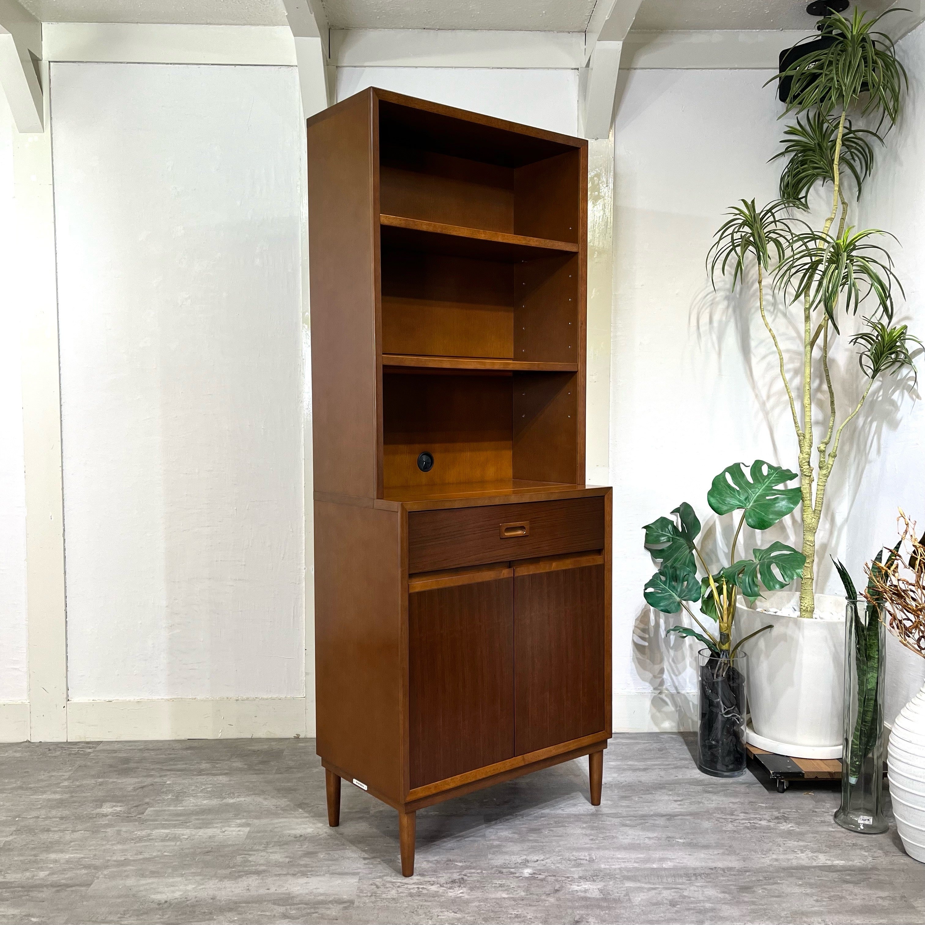 カリモク60 オープントップキャビネット 収納棚 ハイボード 中古 本棚