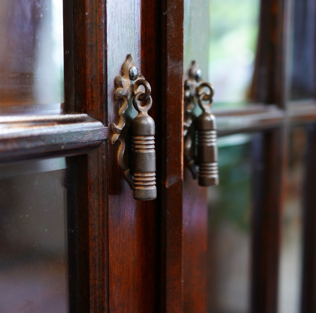 松本民芸家具 C型 書棚 食器棚 カップボード 中古 民芸家具 日本 漆