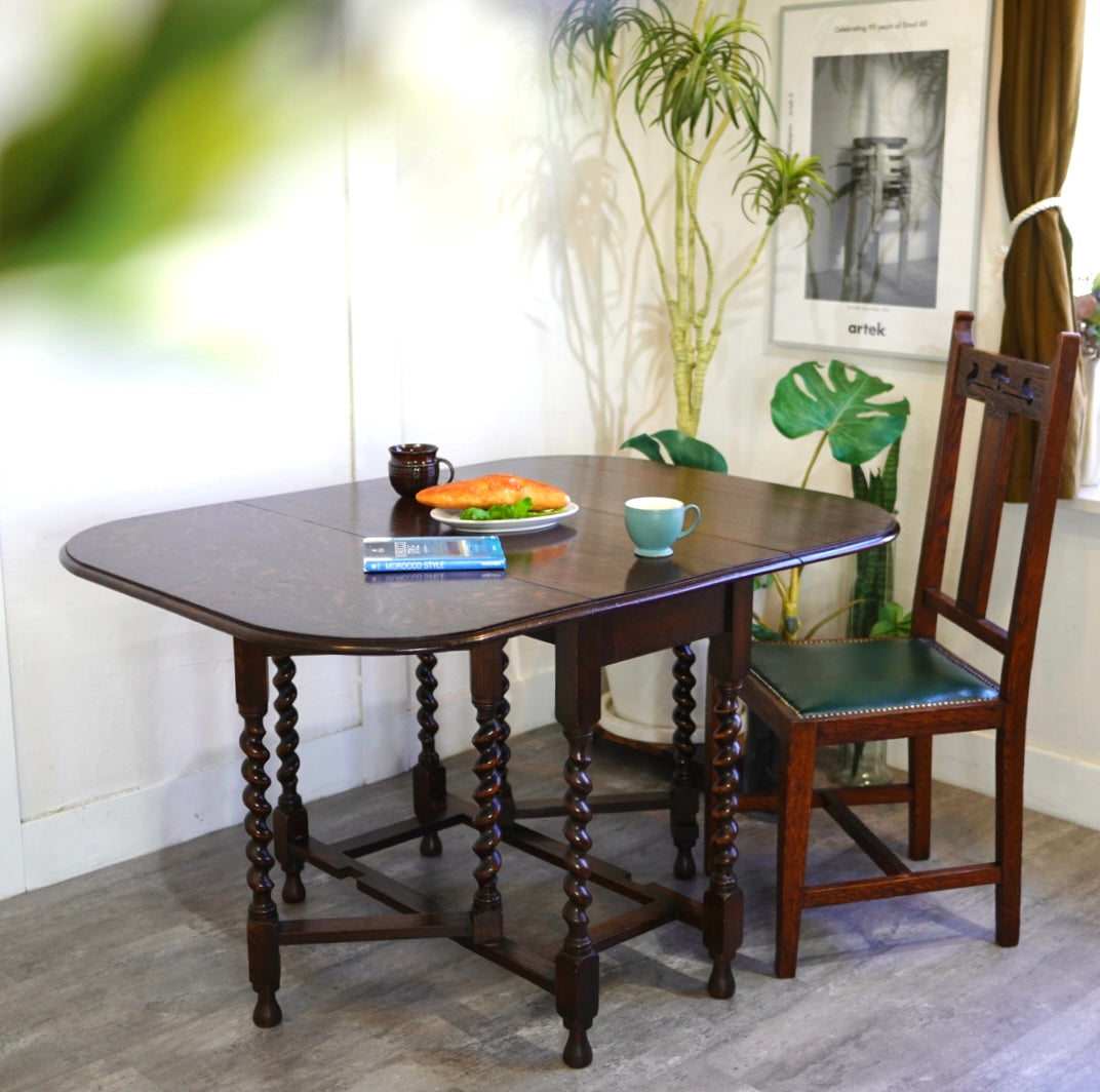 英国アンティークゲートレッグテーブル イギリスアンティークゲート