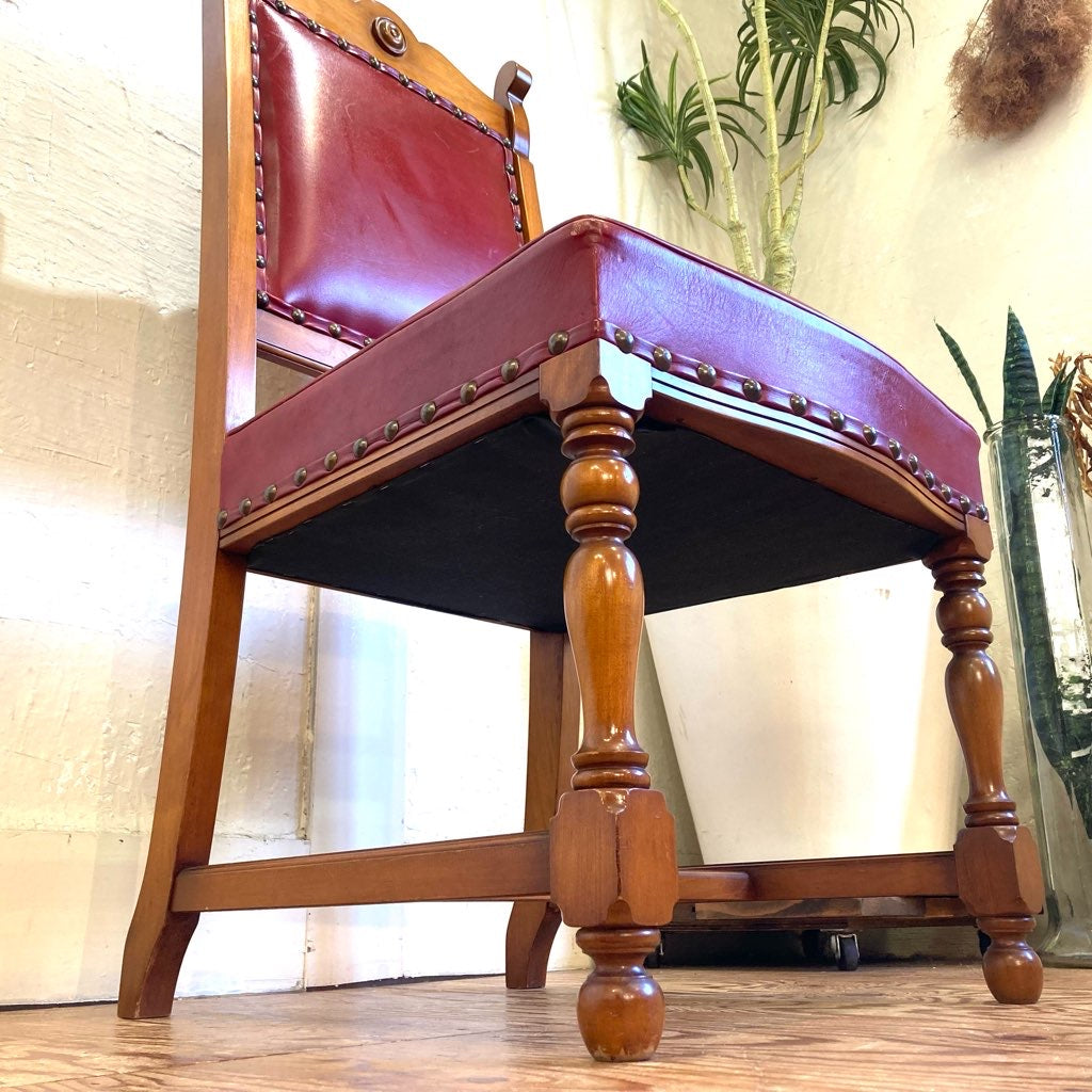 横浜ダニエル ミッシェルサイドチェア ダイニングチェア 本革 A-504