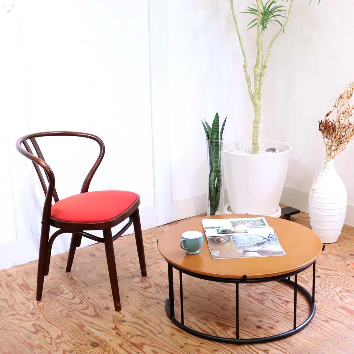 フクラ / HUKLA TMRB リビングテーブル ローテーブル 中古 ラウンド