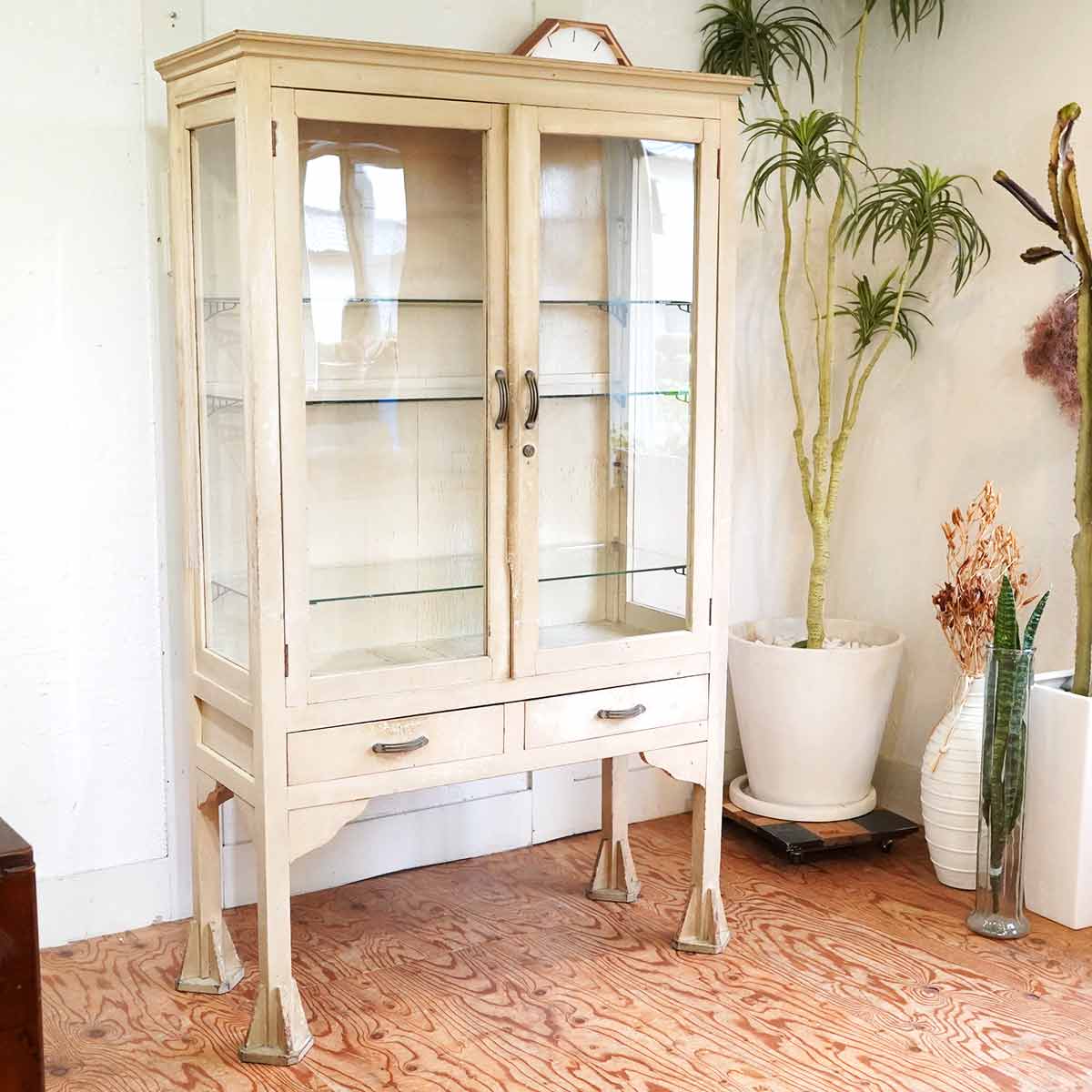 売約済み】ドクターキャビネット 医療棚 ケビント 飾り棚 食器棚