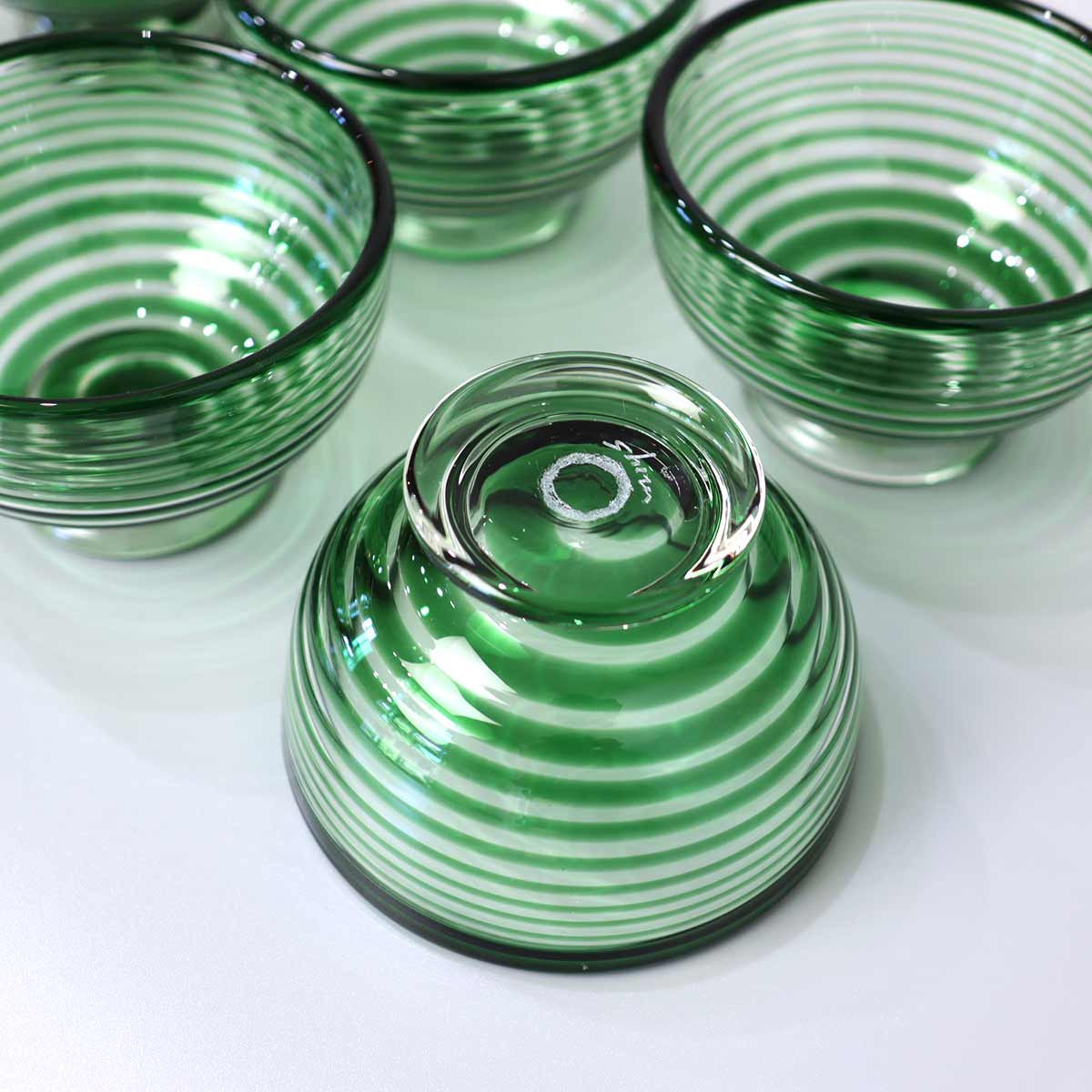 舩木倭帆 作 クリア ワイングラス Shizuサイン入り 舩木倭帆 作 クリア