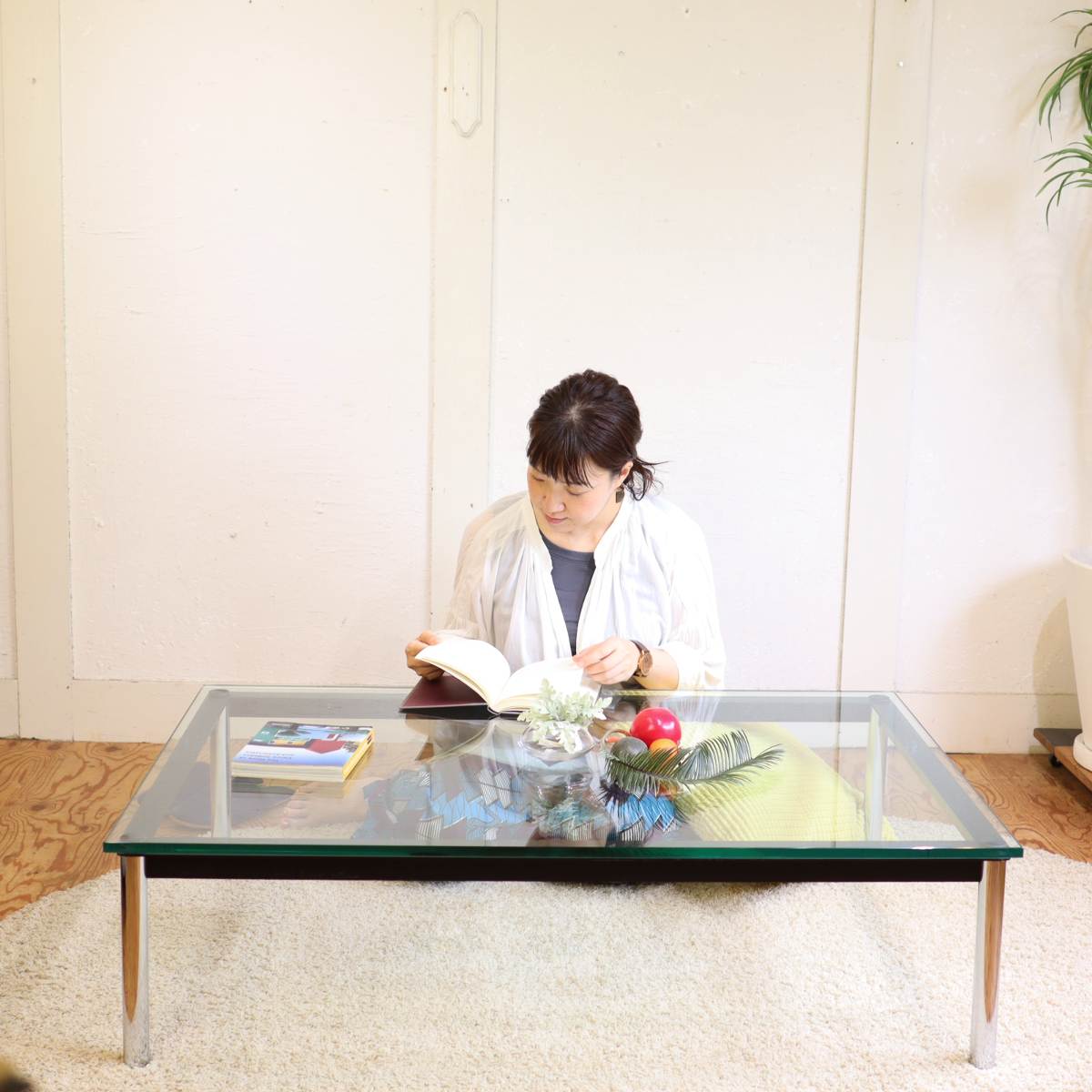 カッシーナ / Cassina LC10 センターテーブル ガラス リビング ロー