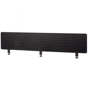 メタルデスクトップパネル W1200 ブラック クランプ型 SHDTP-PBK12