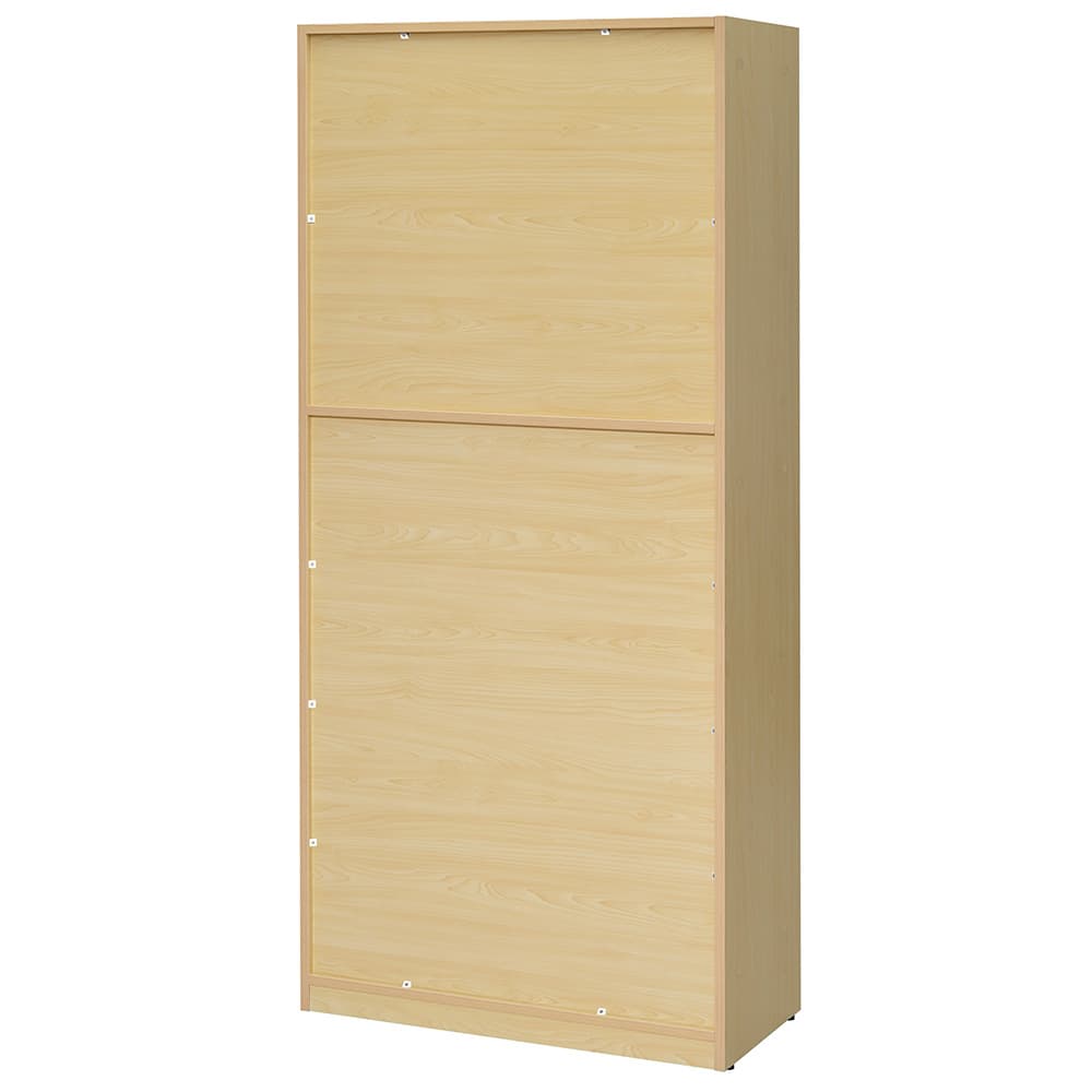 Jシリーズ] 可動棚ハイシェルフⅡ 全扉付き ナチュラル RFHS2-NJHGD