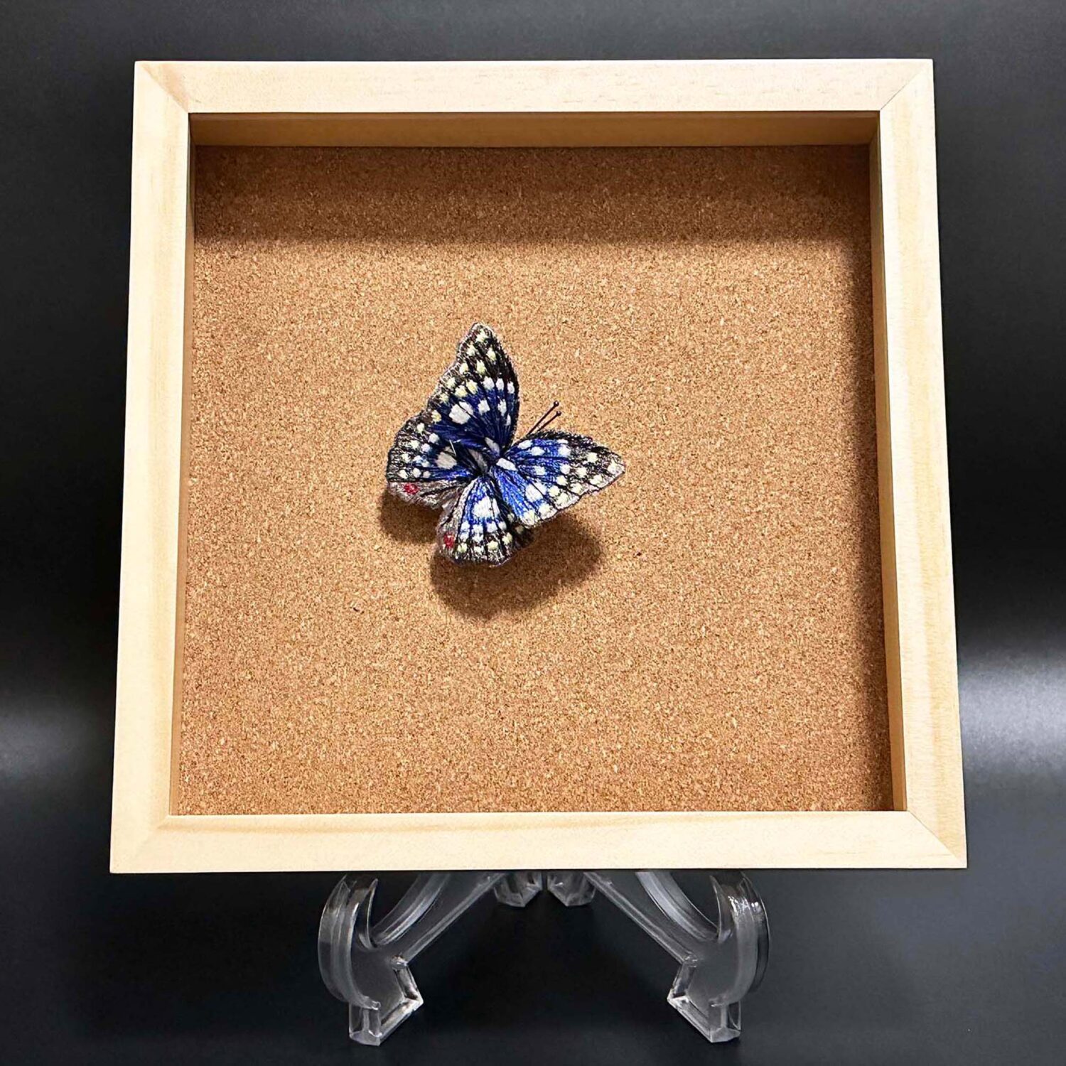 立体刺繍で制作するリアルな蝶のアートジュエリー - 立体刺繍Sayoko