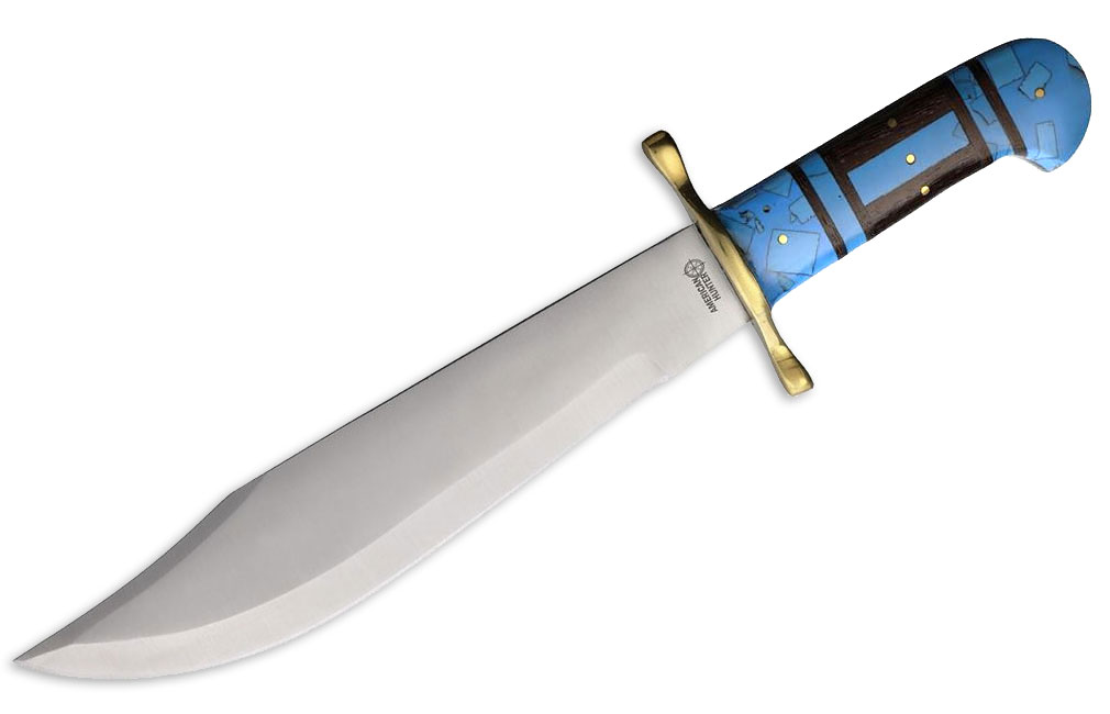 ターコイズビックボウイハンターナイフ・ナイフショップ リバートップ