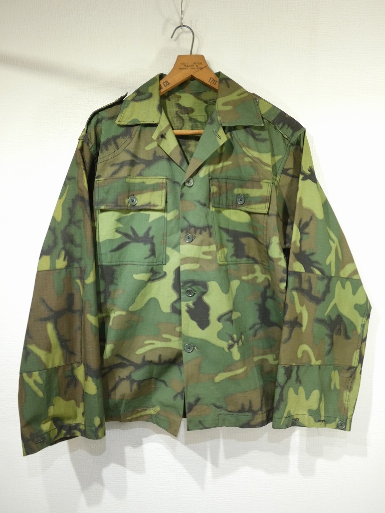 60s ARVN M-59 RIP STOP GEEN LEAF US ADVISOR SHIRT A5 DEAD STOCK