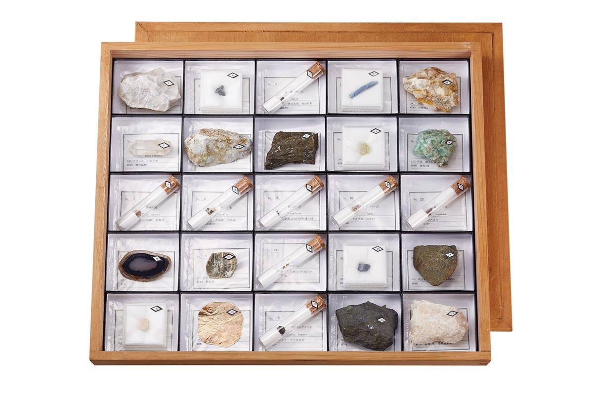 造岩鉱物標本 25M【りかなび】ケニス株式会社