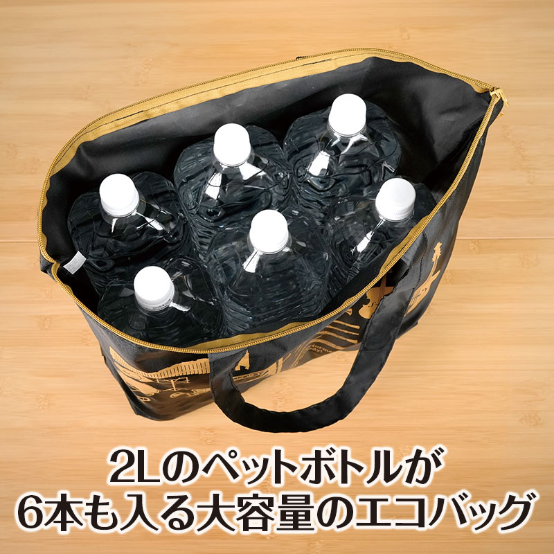 Classic line トラベルバッグにもなるエコバッグ｜ピアノデザイン