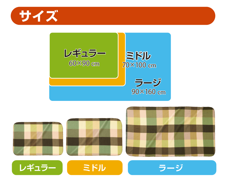 オリジナル「フリースブランケット（ひざ掛け）」｜力匠にお任せ