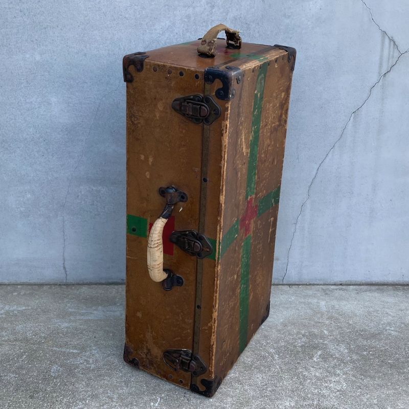 VINTAGE TRUNK SUITCASE RED CROSS ヴィンテージ トランク スーツ