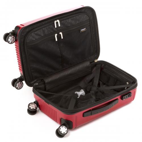 1-3泊] バーマス プレステージ2 34L レッド 4輪 BERMAS PRESTIGE RED