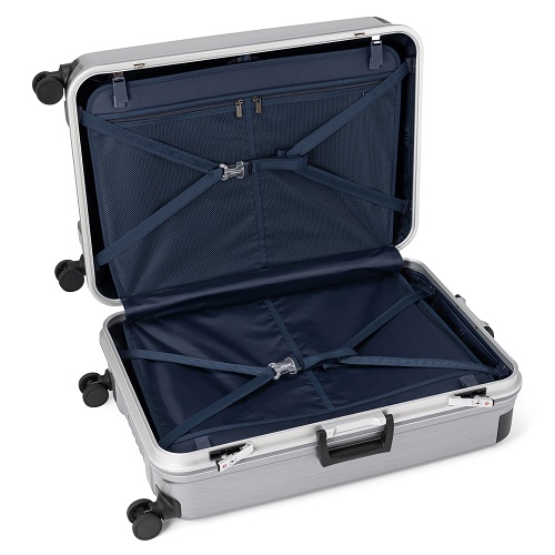 5-10泊] バーマス ヘリテージ フレーム 88L シルバー 4輪 BERMAS