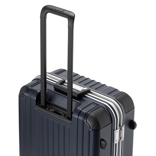 3-5泊] バーマス ヘリテージ フレーム 64L ネイビー 4輪 BERMAS