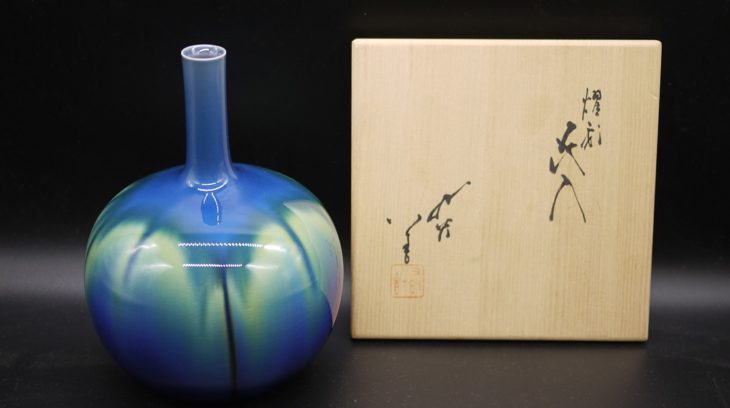 かいたろう】九谷焼 人間国宝 三代 徳田八十吉 花瓶 壺 かいたろう様