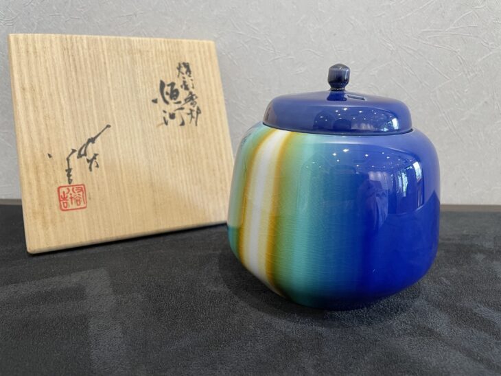 三代 徳田 八十吉 作 耀彩香炉『恒河』 買取価格相場｜骨董品買取 緑和堂