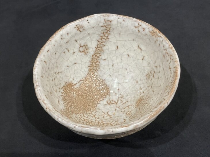 吉田 萩苑『萩焼 茶碗』 ｜骨董品買取 緑和堂