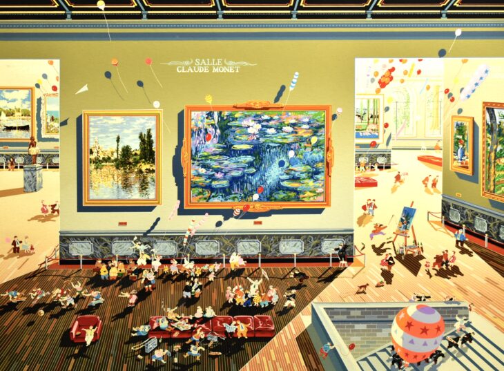 山形博導 シルクスクリーン 泥棒2 山形博導 シルクスクリーン 泥棒2