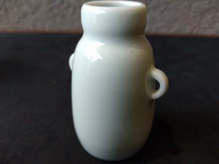 二代 三浦竹泉 『白磁 箸瓶』 ｜骨董品買取 緑和堂