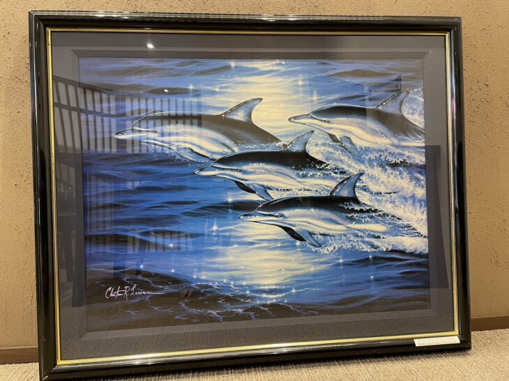 大人気 クリスチャン ラッセン「インティメイトモーメント」シルク