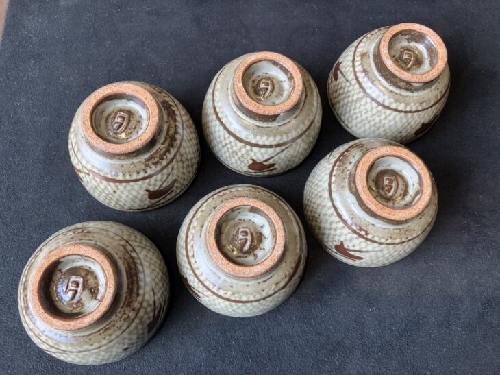 滅多に出会えない逸品！人間国宝島岡達三の象嵌縄文煎茶器、特別価格で