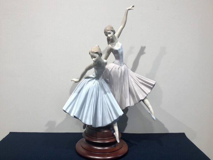 リヤドロ 『二人のバレリーナ』 ｜骨董品買取 緑和堂
