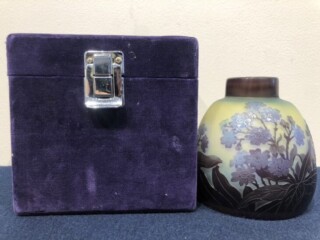 エミール・ガレ 作 『花瓶 小』 ｜骨董品買取 緑和堂