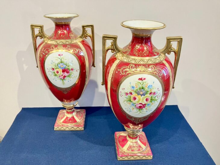オールドノリタケ 花瓶 ｜骨董品買取 緑和堂