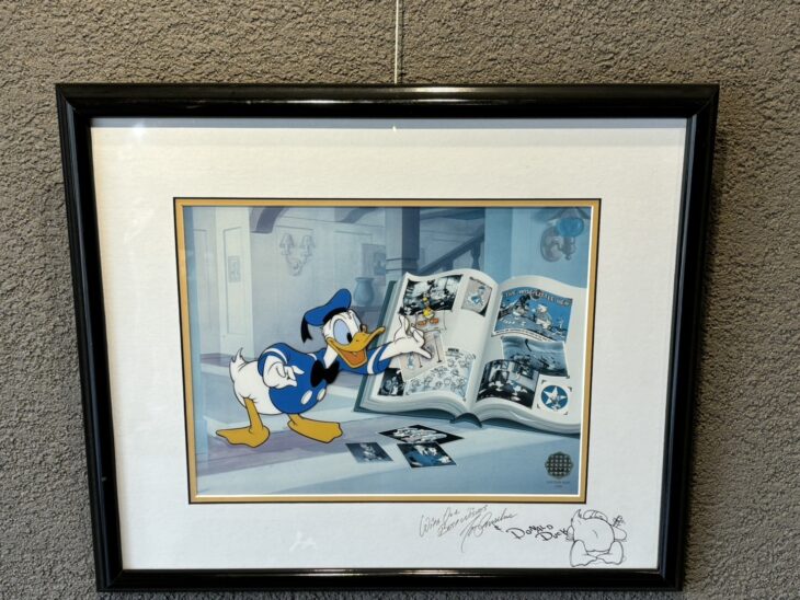 ディズニー セル画Donald's Better Self ドナルドの腕白時代
