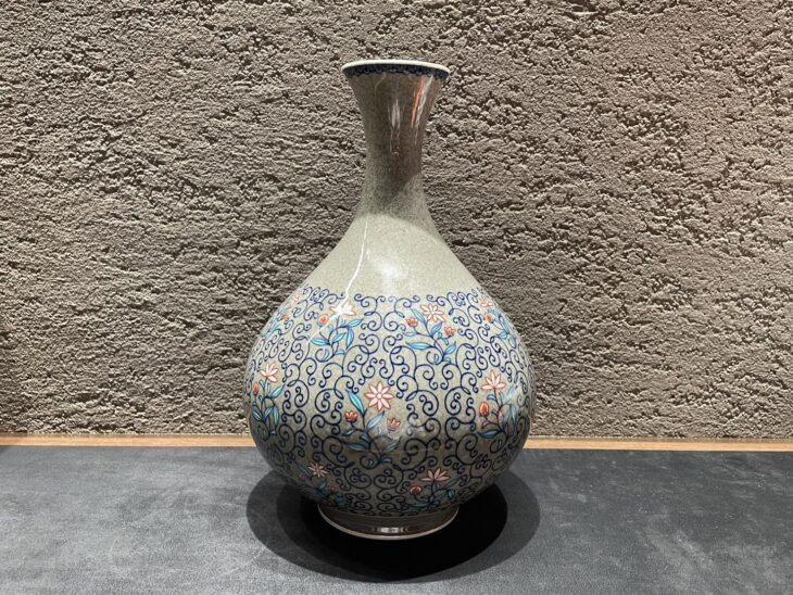 今右衛門 イマエモン 鉢 菓子器 共箱 草花文様 今右衛門 イマエモン 鉢