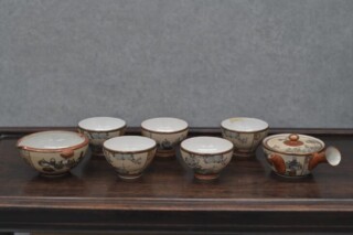 BK407 時代輪島塗 宝船図金蒔絵 波千鳥 吸物椀 二客 木製 茶道具 懐石 -