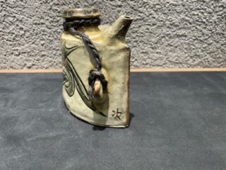 琉球焼 人間国宝 金城次郎作 『抱瓶』 ｜骨董品買取 緑和堂