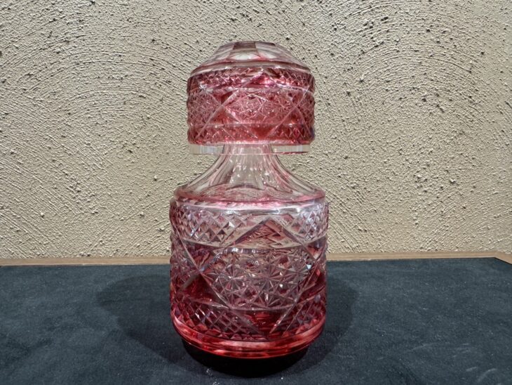 薩摩切子 『徳利 ぐい吞み セット』 ｜骨董品買取 緑和堂