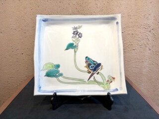 須田菁華 『色絵祥瑞八角皿』 ｜骨董品買取 緑和堂