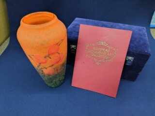 ドーム・ナンシー 作 『帆船文花瓶』 ｜骨董品買取 緑和堂